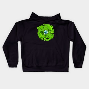 Eye Green Hole Kids Hoodie